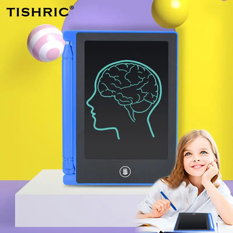 TISHRIC ICD/цифровой графический планшет для рисования/доски для письма, сенсорный Стилус стираемый 8,5/1" дюймовый электронный для детей