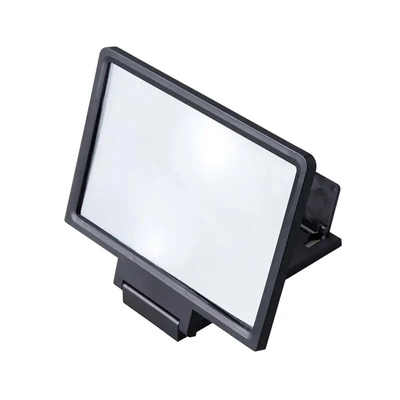 

Universal Screen Magnifier Cell Phone Movie Video Amplifier with Foldable Holder Stand (Black)