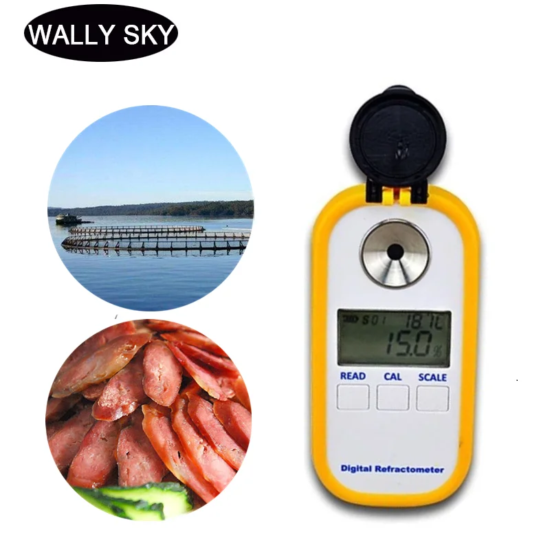 Цифровой рефрактометр солености содержание натрия удельный вес тест пищевая