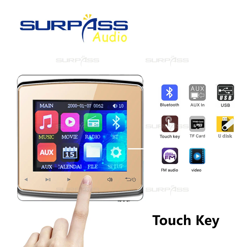 Умный Muisc плеер хост настенный усилитель умный фоновый музыкальный контроллер с