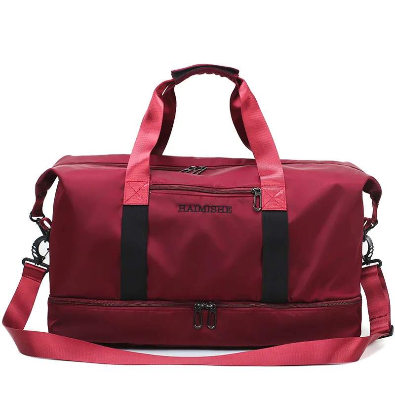 Waterproof Large Capacity Oxford Travel Bag Unisex Zipper Belt Fitness Gym Storage Handbag Shoulder Messenger Bag Duffle Luggage