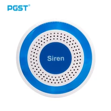 433mhz Wireless Sound and Light Siren 100dB Standalone Strobe Siren Home Security Sound Alarm System