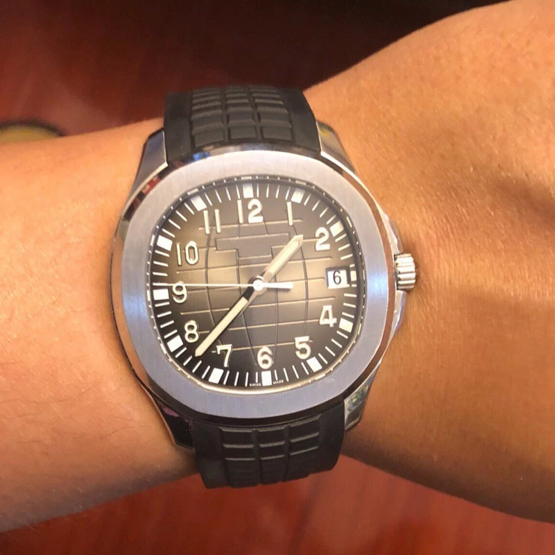 21mm High Quality Soft Silicone Rubber Watchband for Patek Strap for Aquanaut Philippe Belt Watch Band Black Blue Orange Band