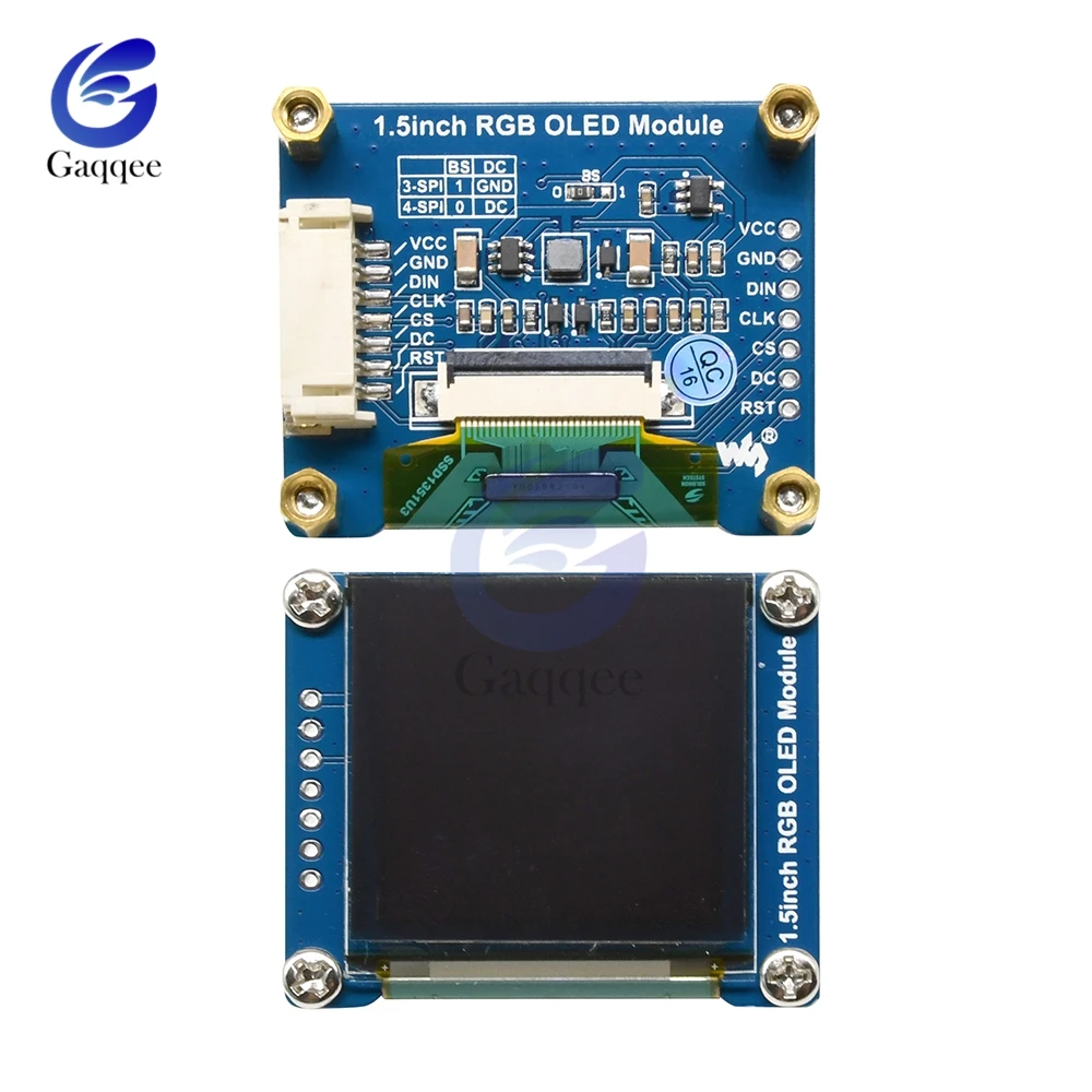 Diymore 1 5 &quotoled дисплей модуль 128128 полноцветный I2C IIC последовательный интерфейс SPI