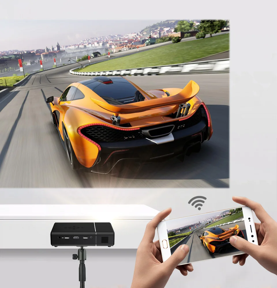 BYINTEK U30 Pro 3D DLP Android портативный умный мини-проектор для домашнего кинотеатра 300