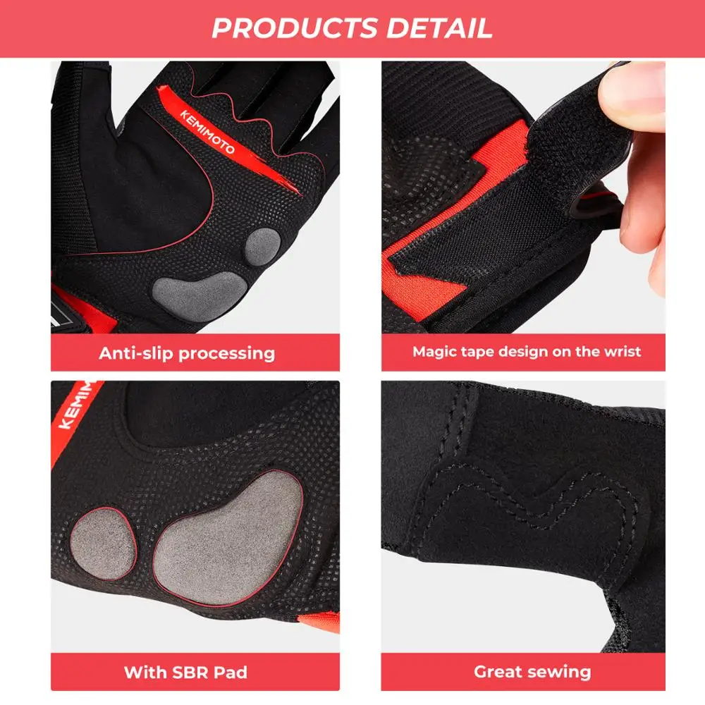 Кожаные Мотоциклетные Перчатки дышащие защитные перчатки для сенсорных экранов