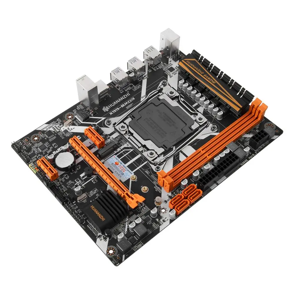 Материнская плата HUANANZHI X99-8MD3 поддерживает процессор 2011-3 pin V3 и Zhiqiang E5
