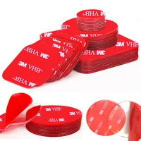 10 50pcs transparent acrylic vhb 3m stron double sided adhesive tape patch waterproof no trace high temperature resistance