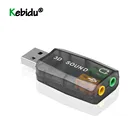 Внешний мини-Usb на 3,5 мм микрофон для наушников стерео гарнитура 3d Звуковая карта аудиоадаптер новый интерфейс динамика для ноутбука