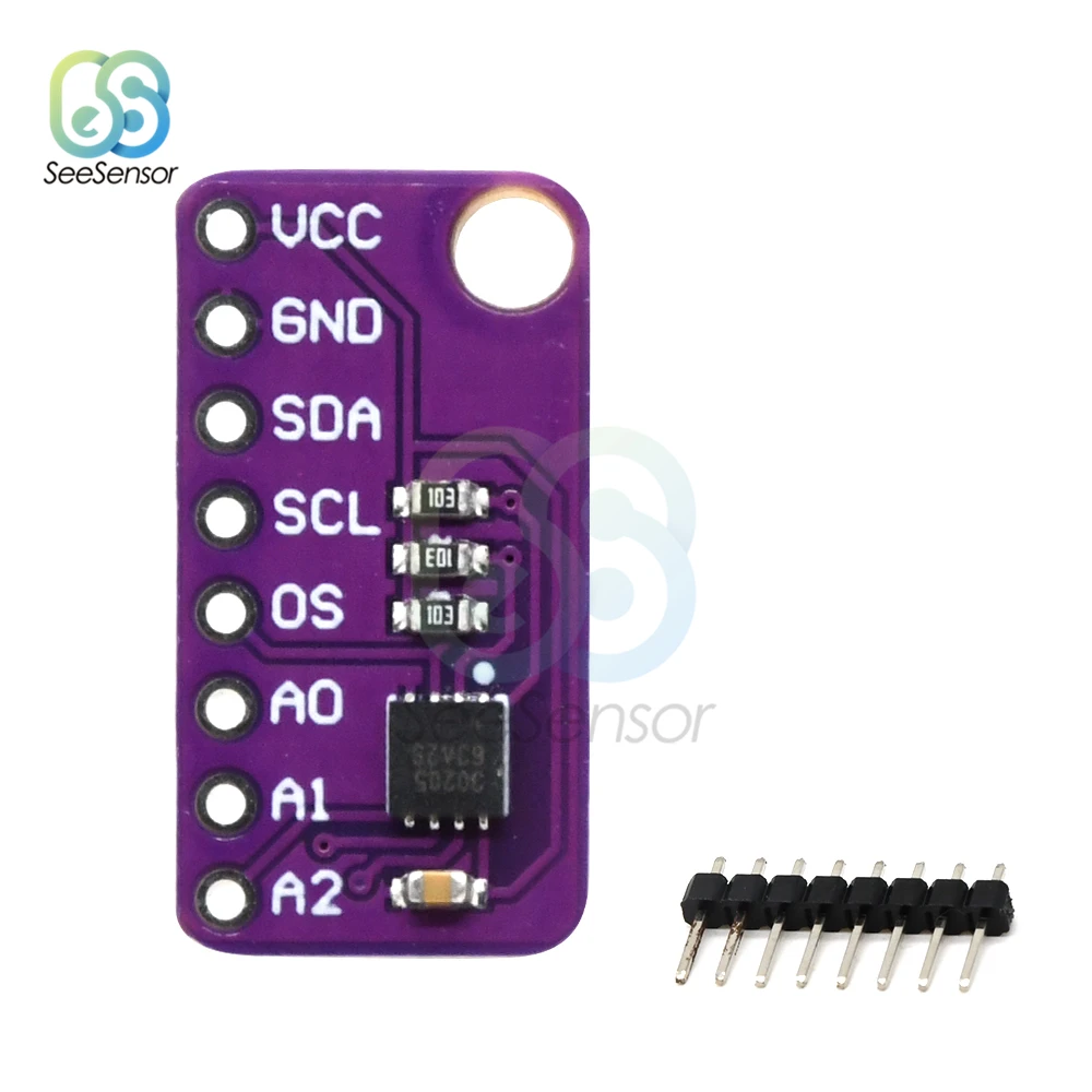 Высокоточный низковольтный модуль датчика температуры тела 2 7-3 3 В MAX30205 Φ