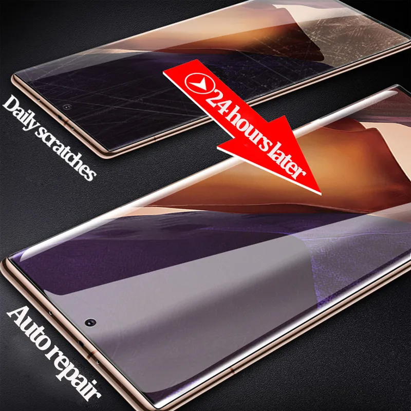 Гидрогелевая пленка 6 в 1 для Samsung Galaxy Note 20 Ultra HD 10 Plus 9 8 Lite Защитная объектива камеры