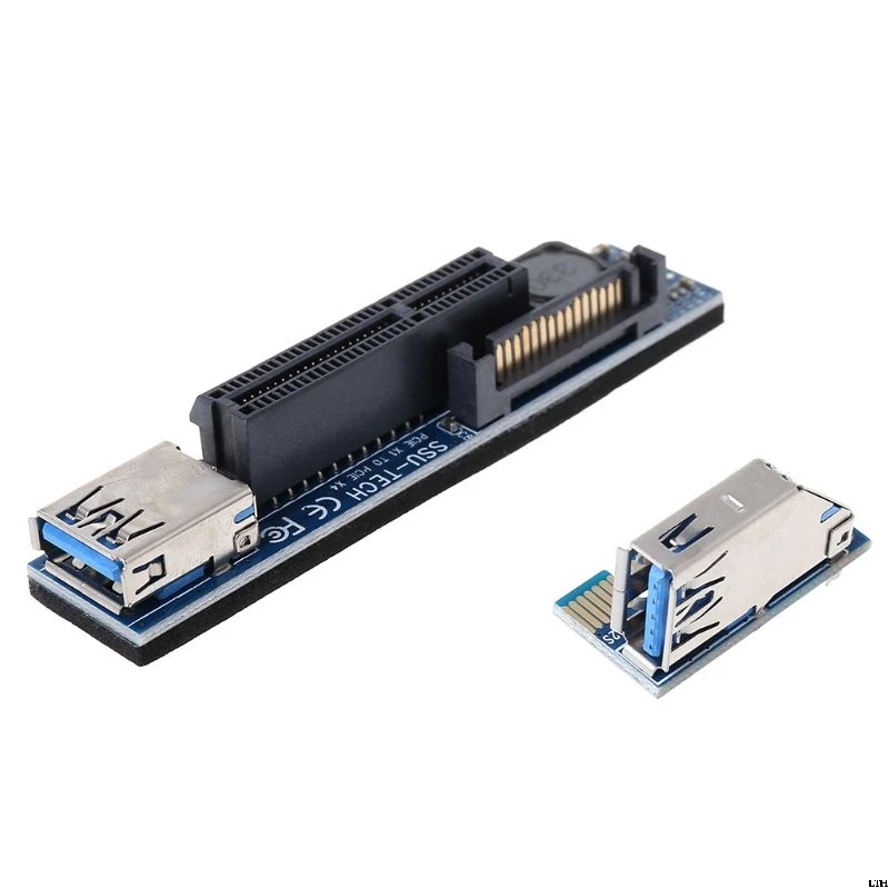 добавить на карту pci express usb 30 адапте