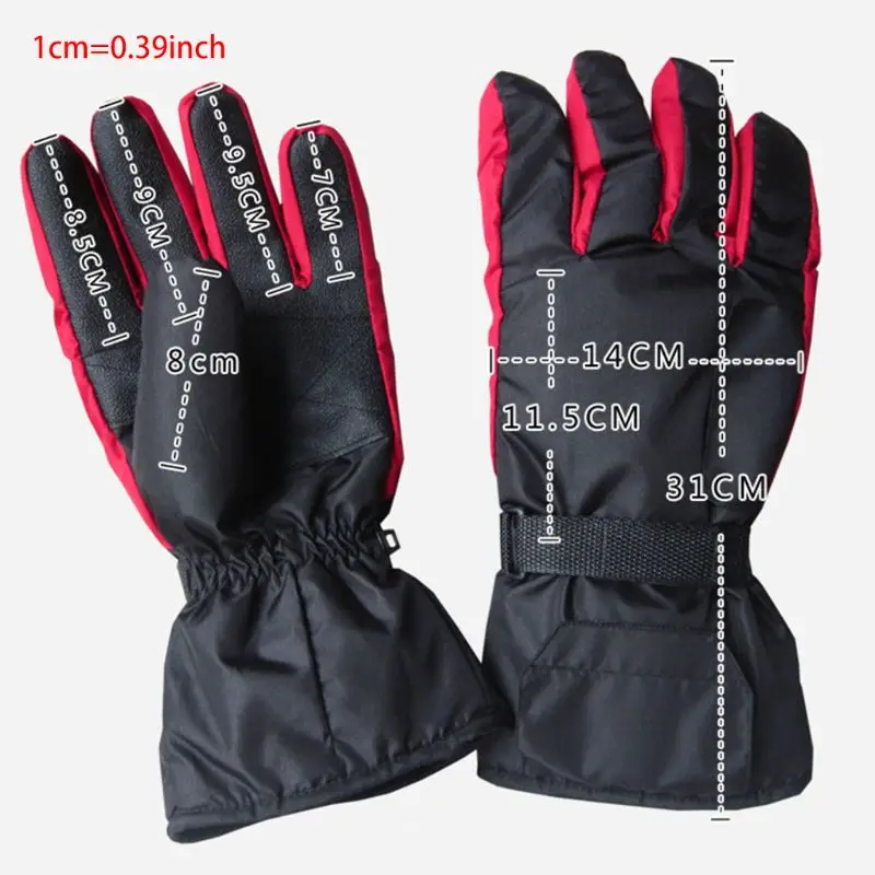 

Men Women Electric Heated Gloves Battery Powered Waterproof Thermal Motorcycle Snow Ski Riding Sport Mitterns Winter Warmer