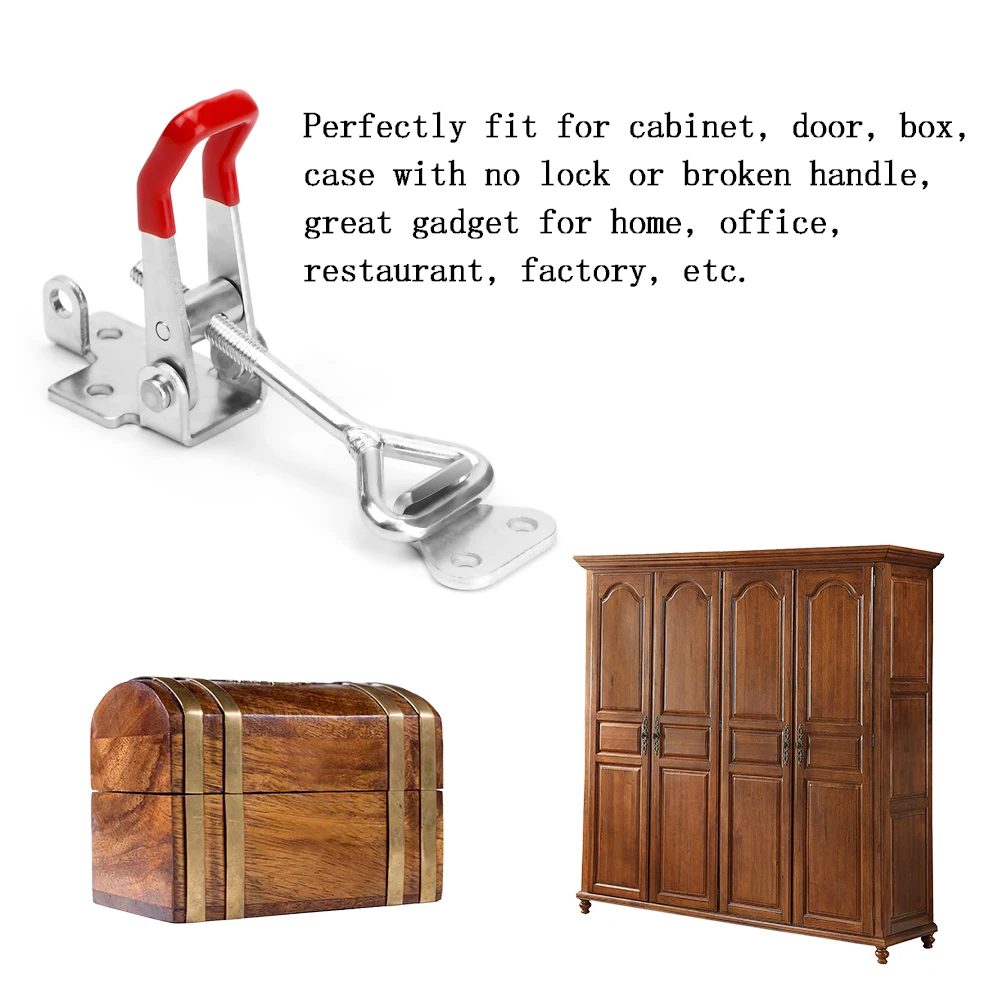 5 шт. регулируемый стальной рычажный ручной зажим переключатель защелка для