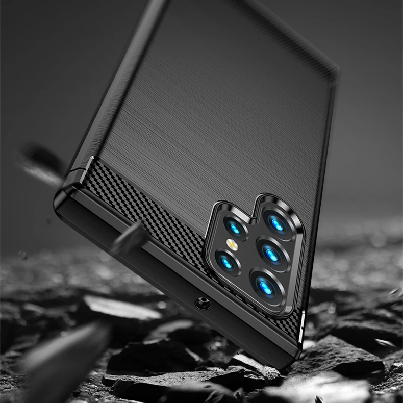 For Samsung Galaxy S22 Ultra Case Soft Silicone Case For Samsung S22 Ultra Case Armor Rubber Cover For Galaxy S22 Plus Ultra