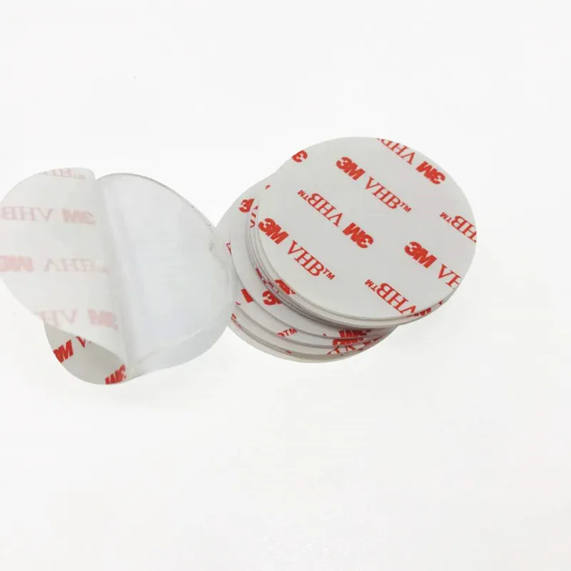 

10Pcs 3M Circle Double Sided Tape Strong Acrylic Adhesive PET Film Clear Double Side Tapes For Car Home Office decoration