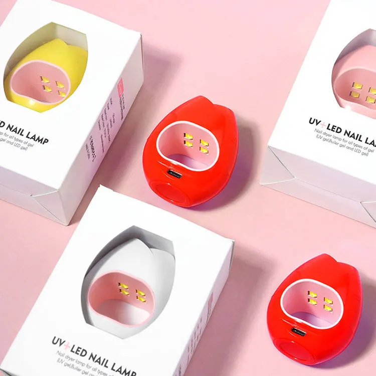 16W Mini Nail Fast Dryer UV LED USB Lamp Manicure Rose Egg Design Machine Single Finger Nails Art Tool Gel Polish With Free | Красота и
