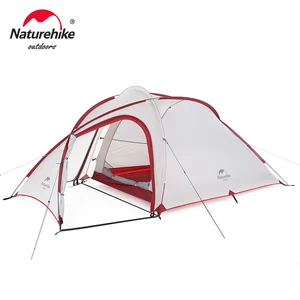 NatureHike Hiby серии Семья палатка 20D210 т сверхлегких ткани для 3 человек с коврик NH17K230-N