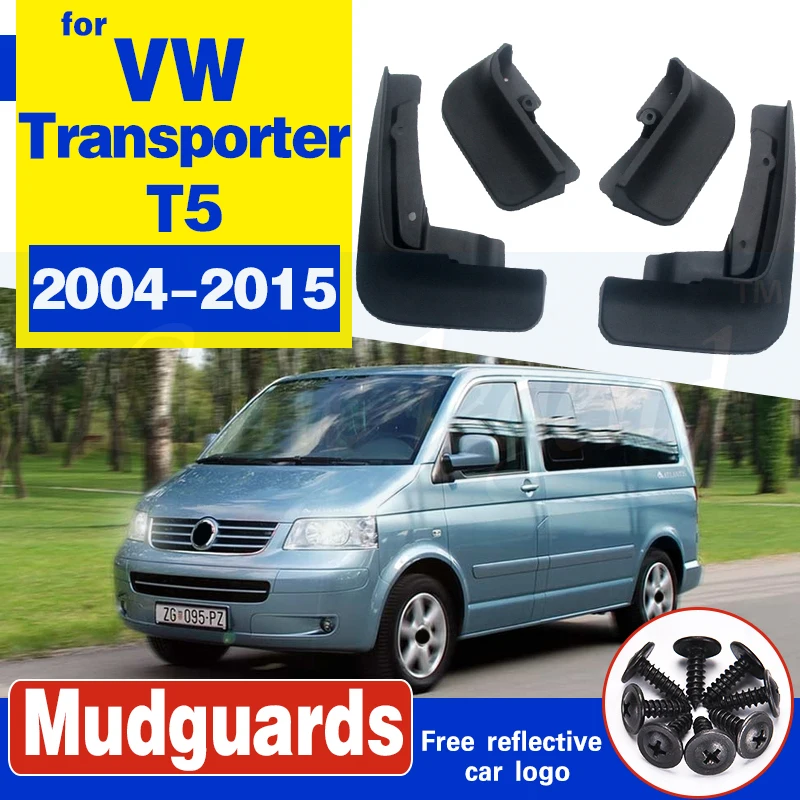 

Mudflap for Volkswagen VW Transporter T5 Caravelle Multivan 2004~2015 Fender Mud Guard Mudguard Splash Flap Mudguard Accessories
