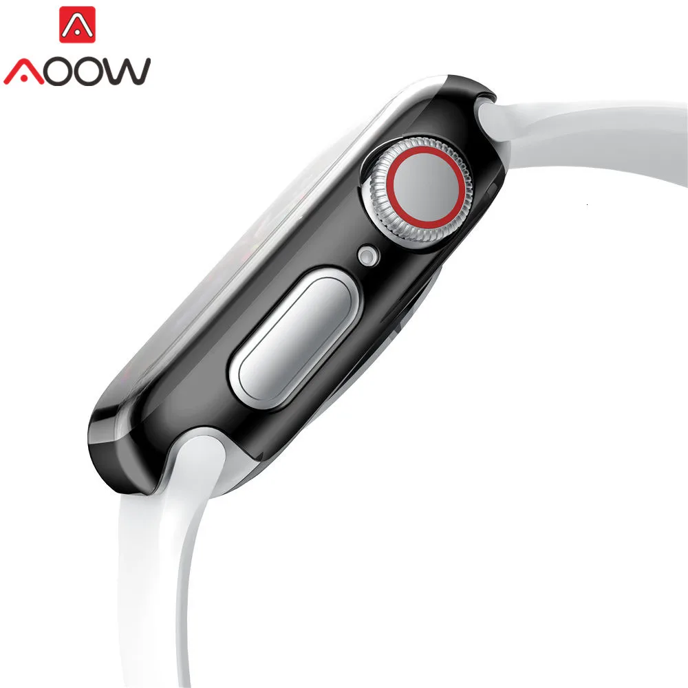 Ультратонкий защитный чехол для Apple Watch 38 мм 42 мм 40 мм 44 мм с покрытием из поликарбоната универсальная защитная крышка для iwatch 1 2 3 4