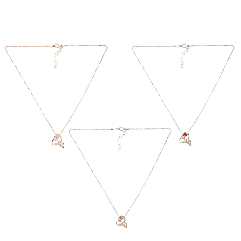 Женское ожерелье с подвеской в виде сердца | Украшения и аксессуары