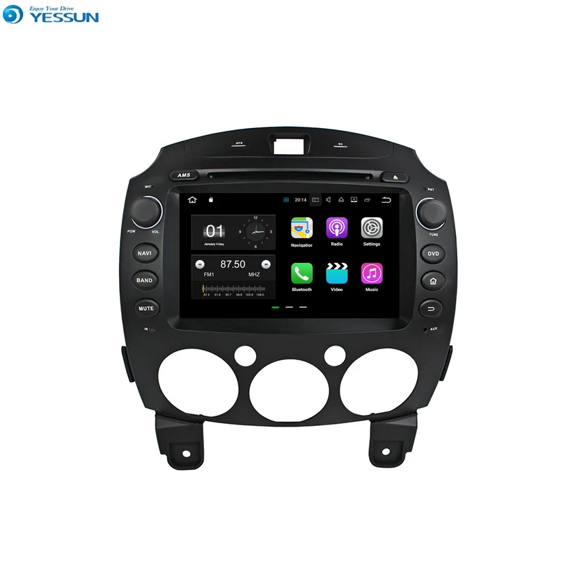 Автомобильный GPS навигатор YESSUN для Mazda 2 2010 ~ 2012 Android Аудио Видео Радио HD сенсорный