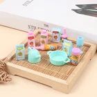 Аксессуары для кукол сделай сам, игровой домик, миниатюрная посуда, куклы, кухонный пазл, креативные игрушки для куклы Барби