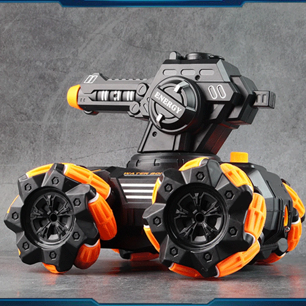 Трюковая машина 2 4G полноприводная водная бомба радиоуправляемая 4x4 высокая
