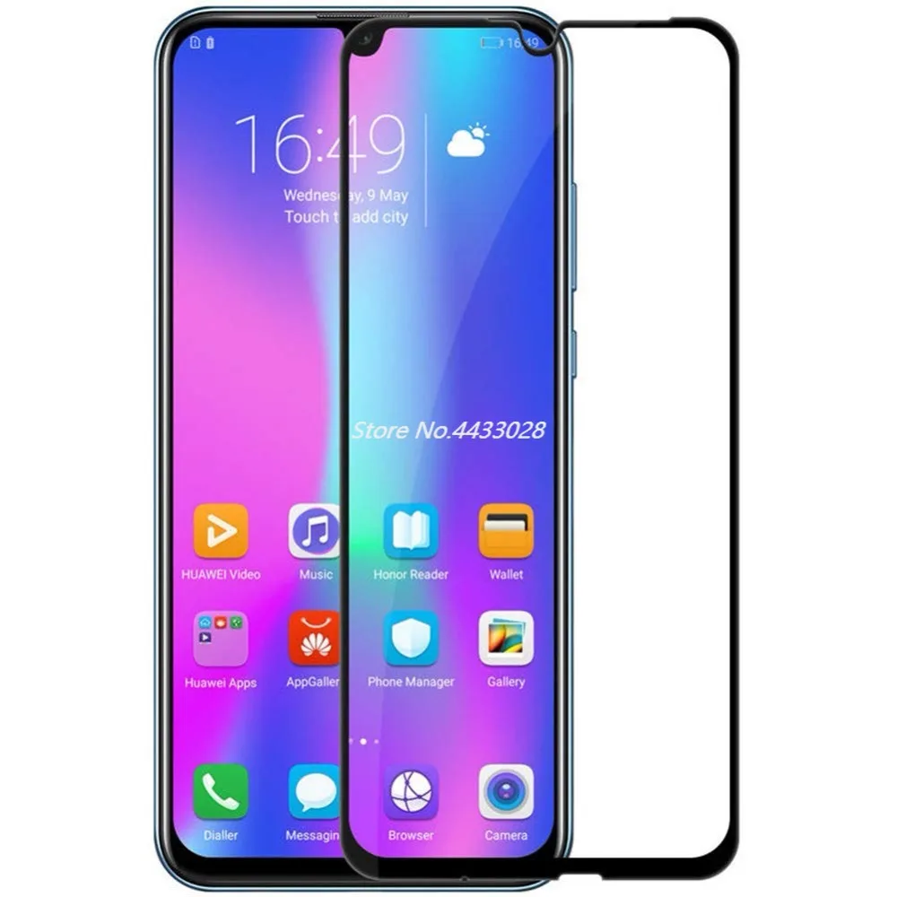 Закаленное стекло 5D с полным покрытием для Huawei P Smart 2019 Plus Защита экрана Honor 10 Lite