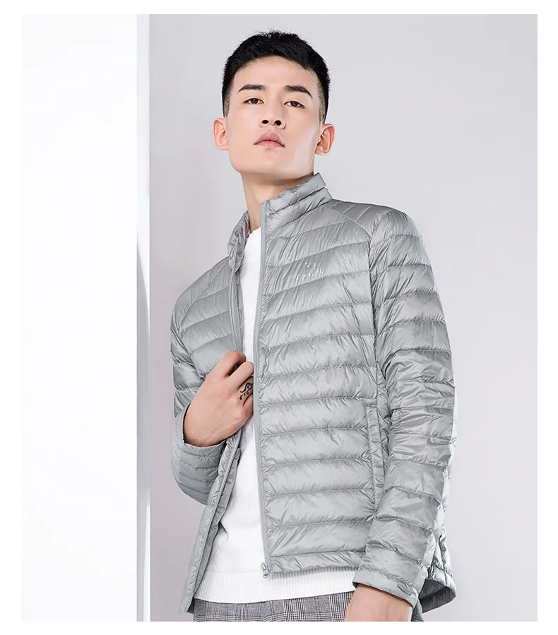 Короткая куртка на утином пуху белого цвета, пальто с гусиным пухом Northface с капюшоном для женщин и мужчин, ультра-светильник, теплая парка больших размеров