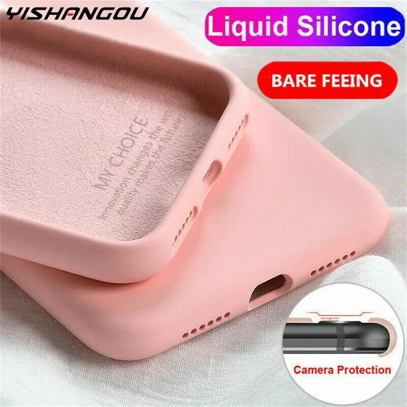 

Liquid Silicone Case For Xiaomi Mi Note 10 Pro 9 SE 9T Pro A3 A2 Lite Slim Soft Cover For Xiaomi Redmi Note 9s 8 Pro 7 8T 8A 10T