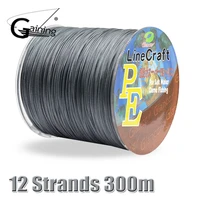 pe fishing line12 strands weave 300m smooth durable braided lines multifilament carp fishing thread