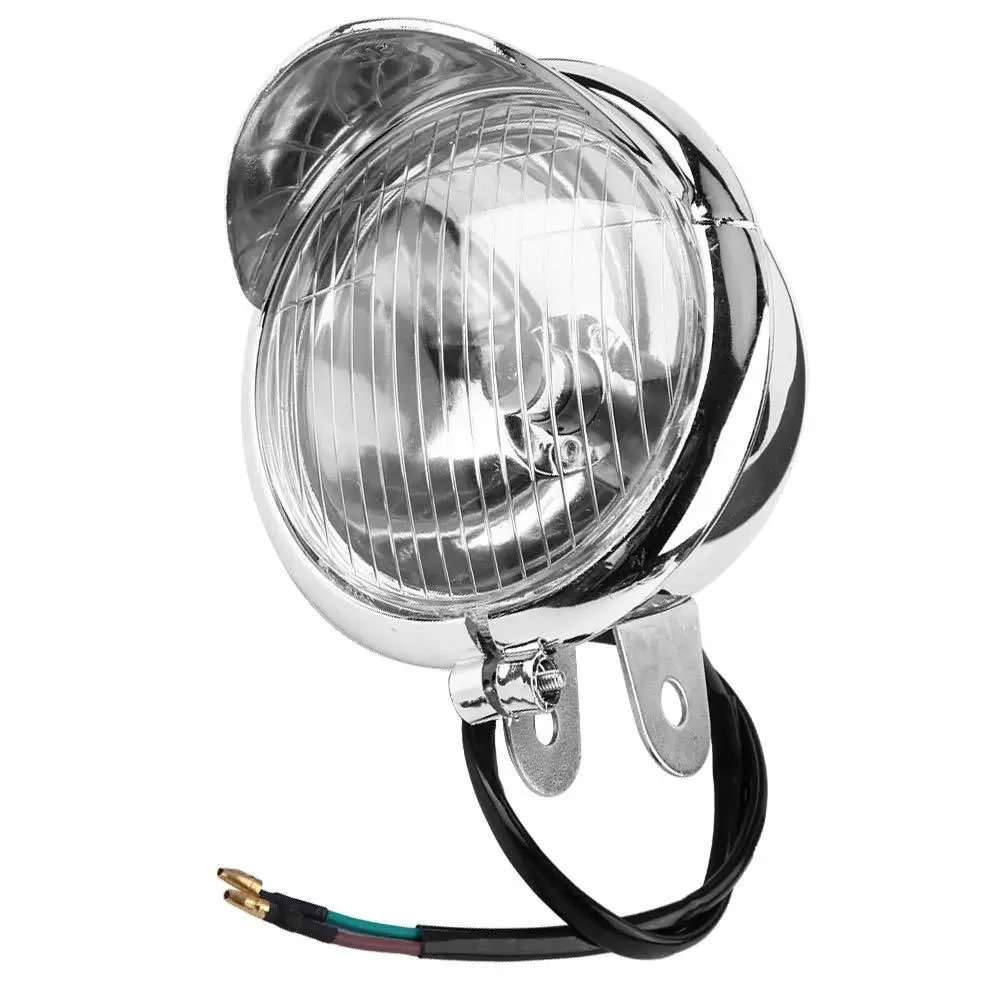 Yiwa 12v Universal Chrome Color ABS Motorcycle Fog Lights Headlight Lamp Light |