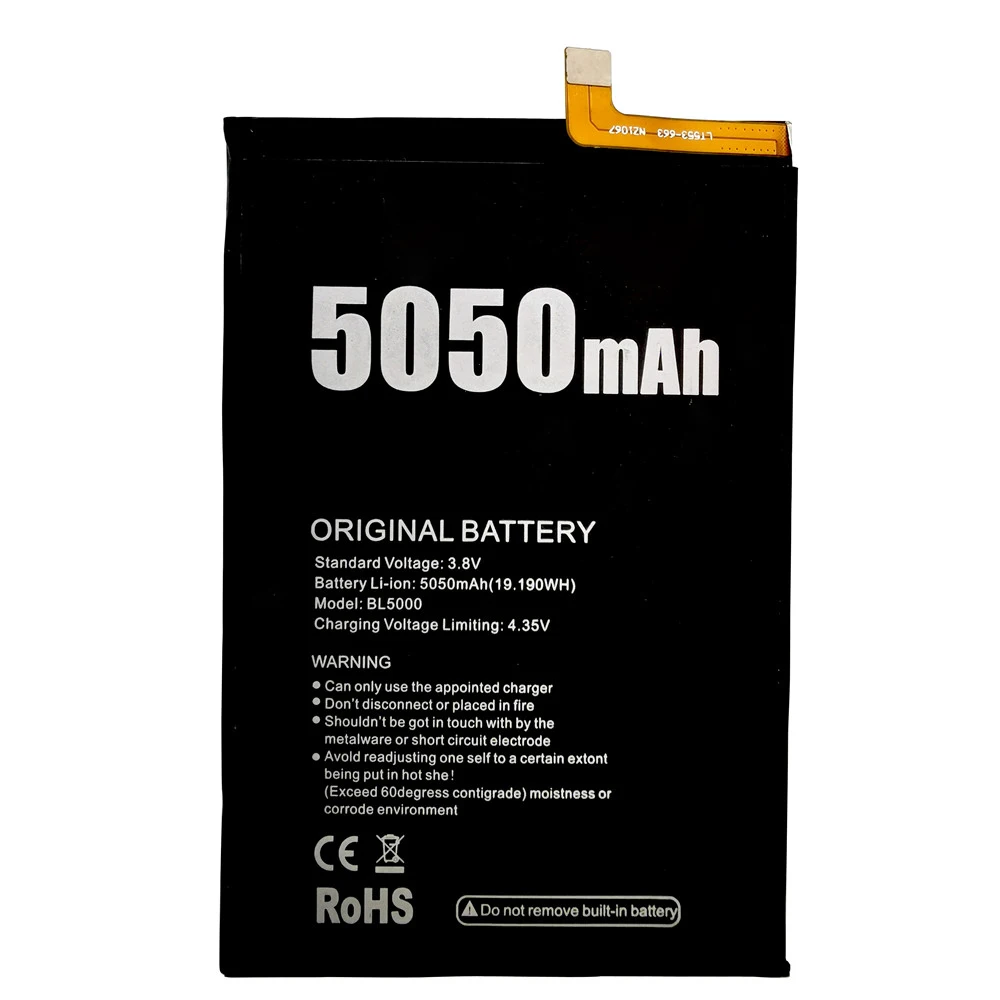 100 original bl5000 5050mah in stock new battery for doogee bl5000 bl 5000 mobile phone high quality batteries free tools free global shipping
