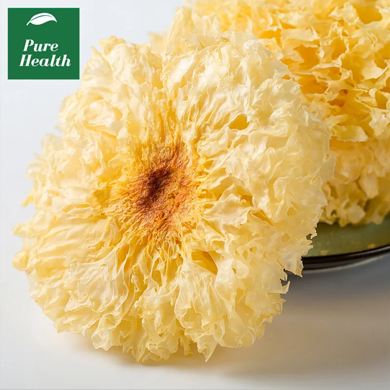 

Dried Mushrooms Organic Snow White Fungus Tremella Silver Ear Mushrooms