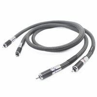 youkamoo big rca 8n occ silver plated audio interconnect cable pair