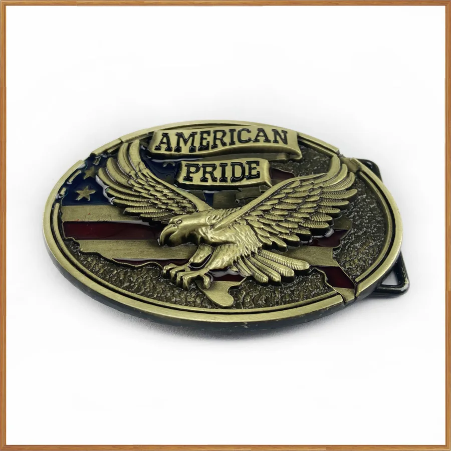 BuckleClub оптовая продажа Ретро американская гордыня Орел пряжка для ремня в
