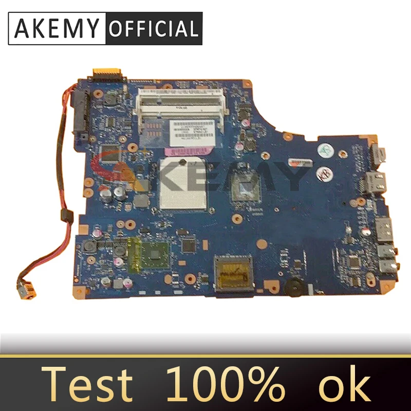 

AKEMY материнская плата для ноутбука Toshiba Satellite L555 L555D ноутбук материнская плата K000085590 NSWAE LA-5332P DDR2 Бесплатная процессор протестированы