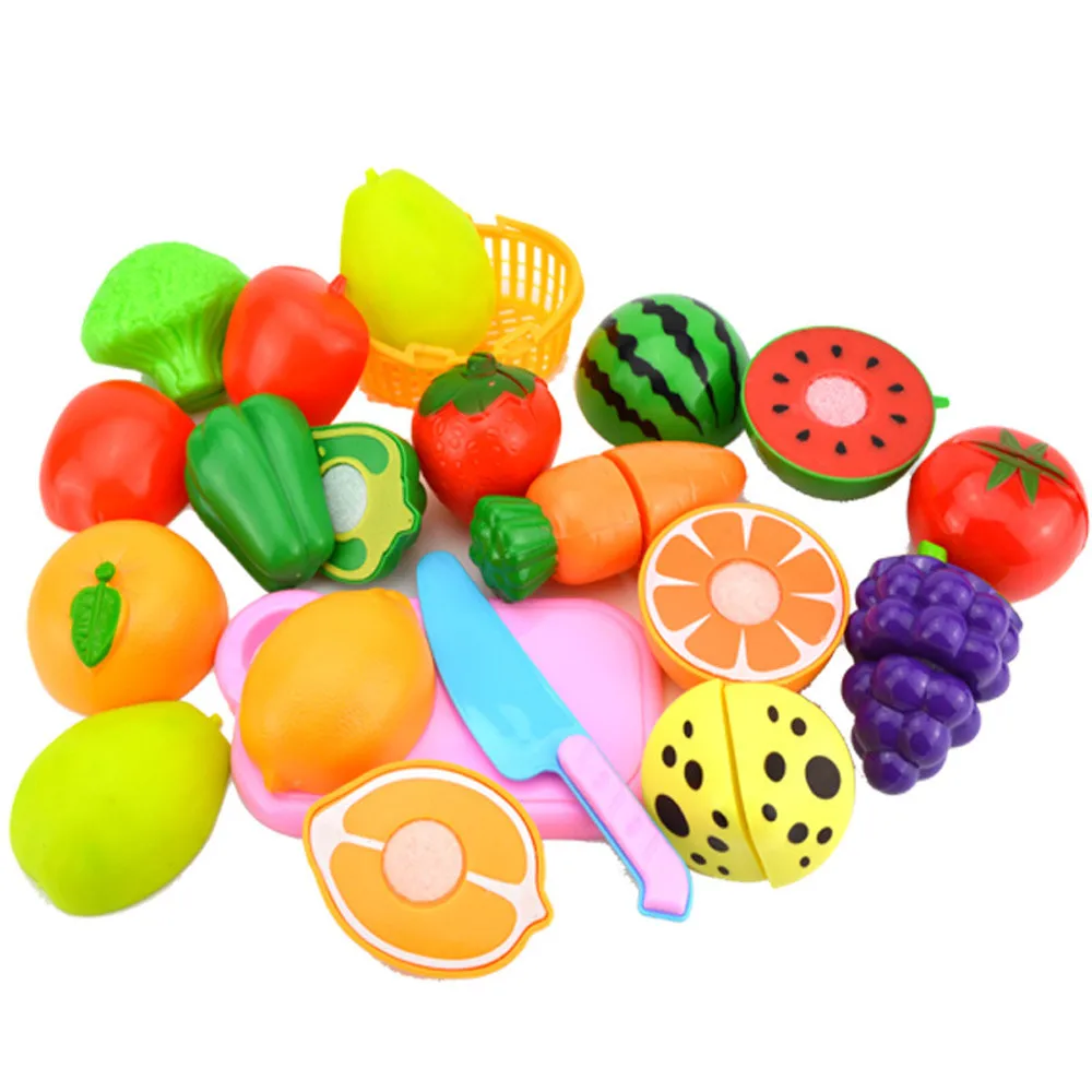 New 1 Set Safe Children Play House Toy Pretend Role Kitchen Fruit Vegetable Food Baby Kids Educational | Игрушки и хобби