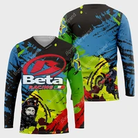 beta racing motocross motorcycle men t shirt maillot hombre moto mx downhill jersey off road mountain cycling jersey atv shirt