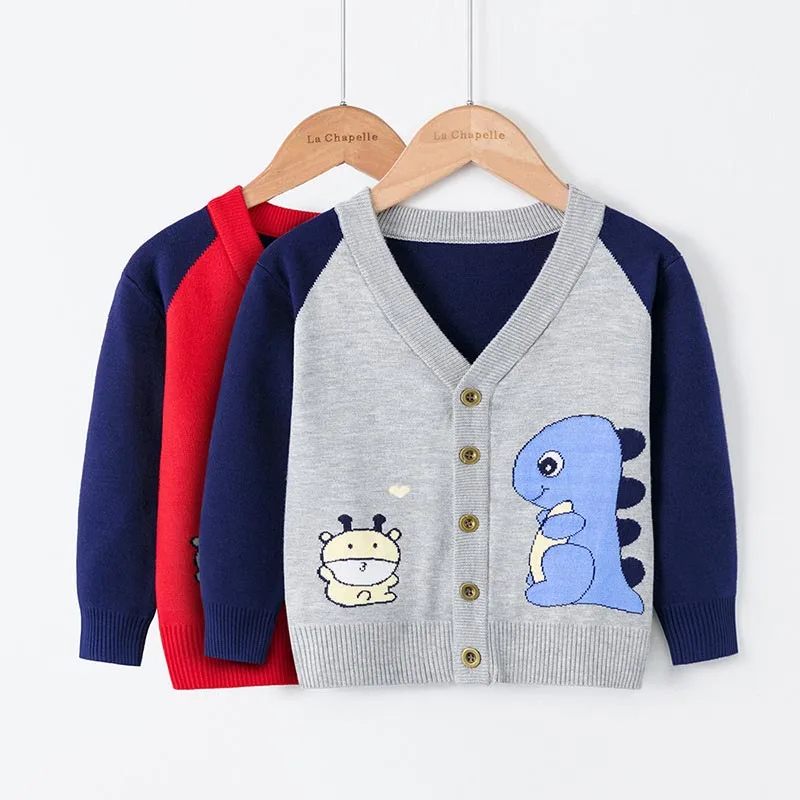 

Kids Knitted Cardigan Sweater Cartoon Baby Children Clothing Boys Girls Sweaters Kids Wear Baby Boy Clothes Autumn Winter