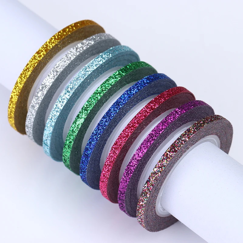 3MM 13 шт./лот, наклейки для ногтей, полоски, клейкая лента, Полоска, слайдеры, 3D, сделай сам, украшение для ногтей, дизайн ногтей - Цвет: 3MM
