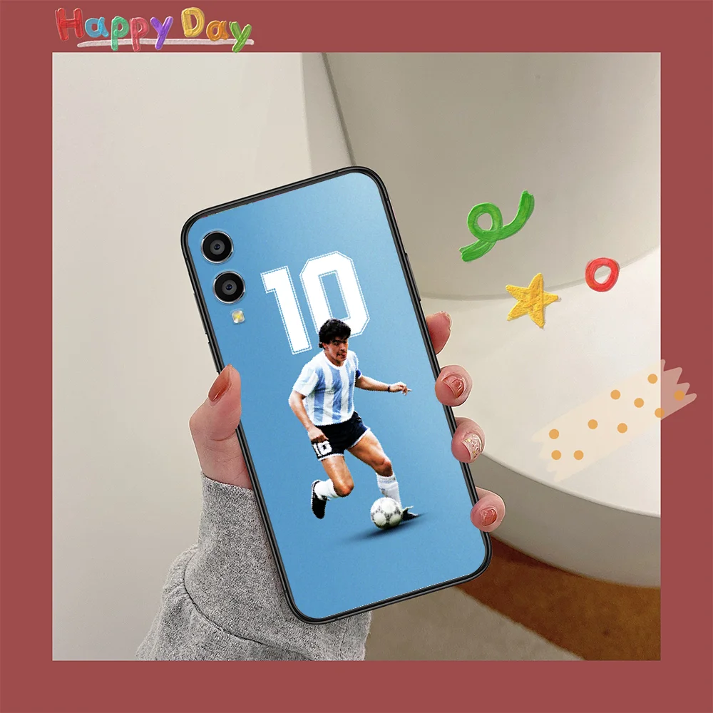

Maradona football king Phone Case For HUAWEI Honor 6 7 8 A 9 X Mate 10 20 30 i Lite Pro Y7 2019 black Waterproof Silicone Etui