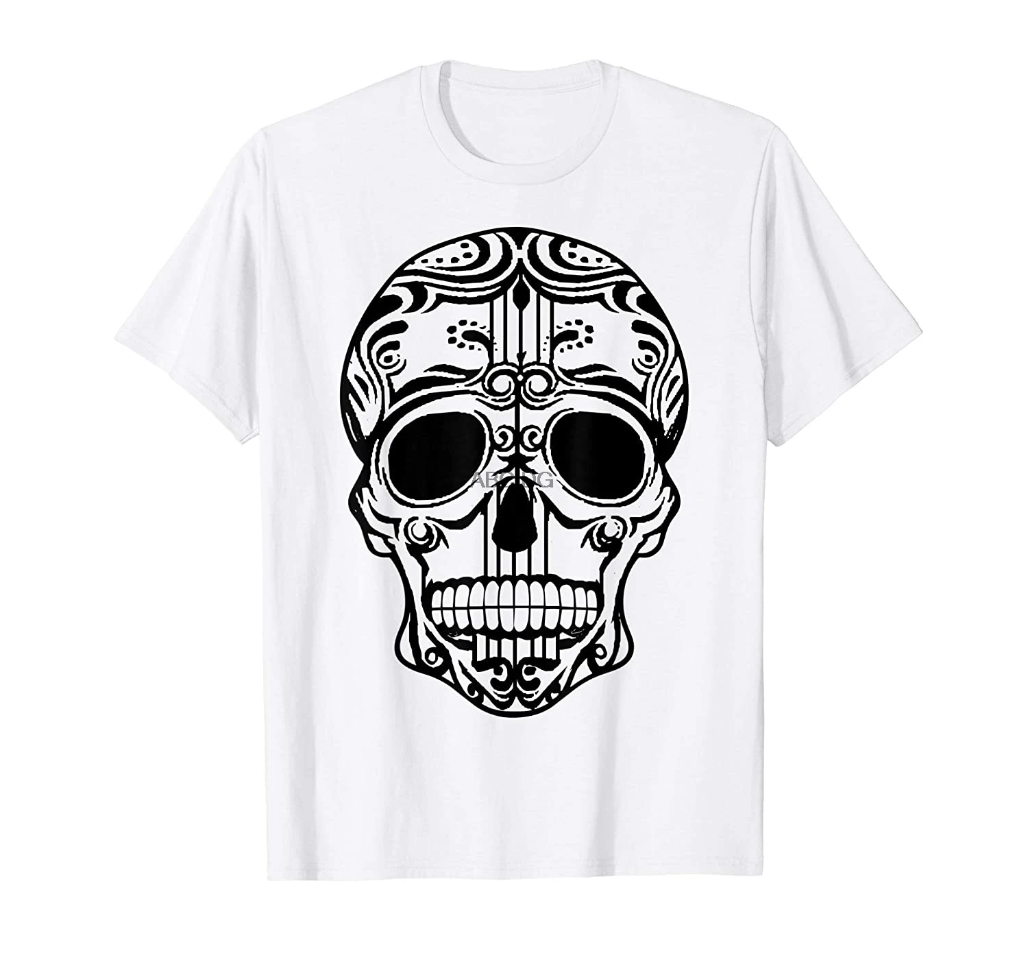 

Американская футболка с черепом и органом 01