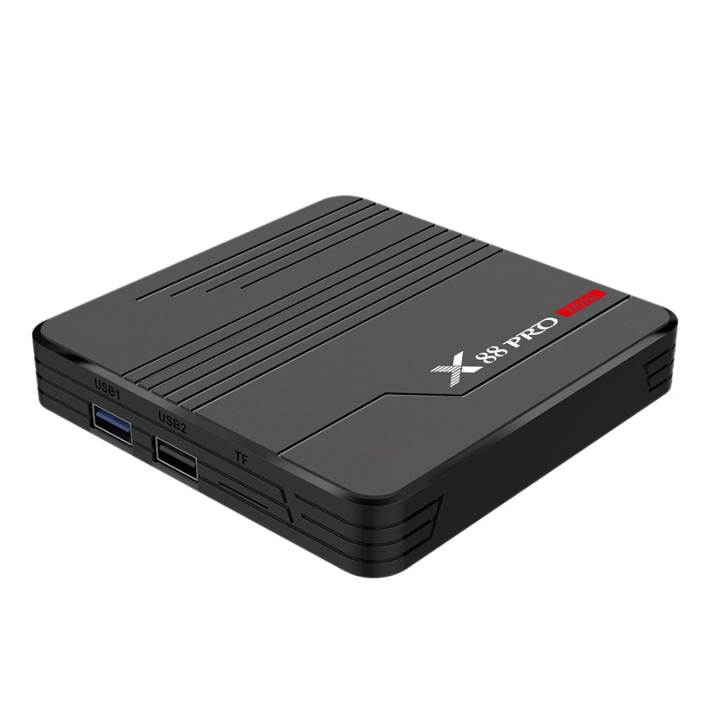 

X88PRO 2.4G/5G 4+16G Single Frequency Wifi Network TV Set-Top Box Android S905X3 Chip 1920X1080P FLASH