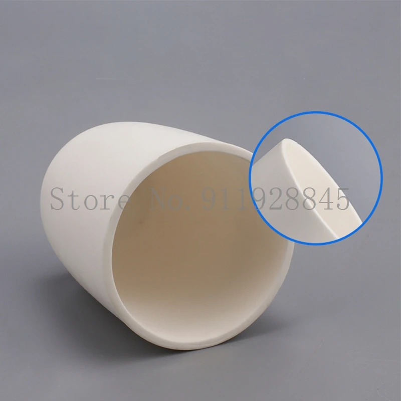 Глиноземный зольный тигель с крышкой для научных исследований 1 шт. лаборатория