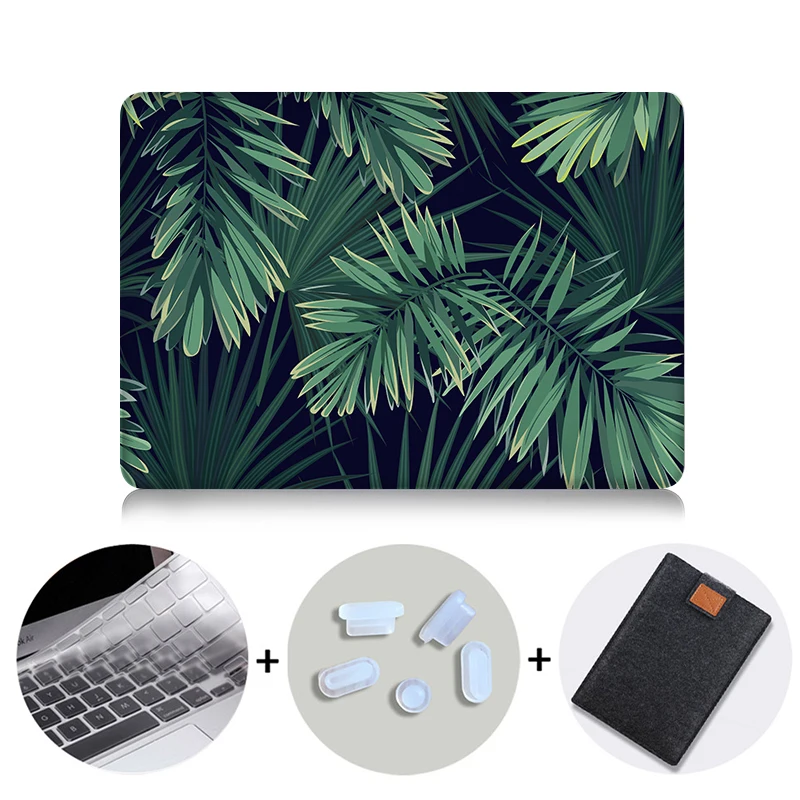 Чехол MTT с принтом тропических растений для Macbook Air Pro retina 11 12 13,3 15,4 дюймов, чехол с сенсорной панелью для mac book Pro 13 15, сумка для ноутбука - Цвет: M010