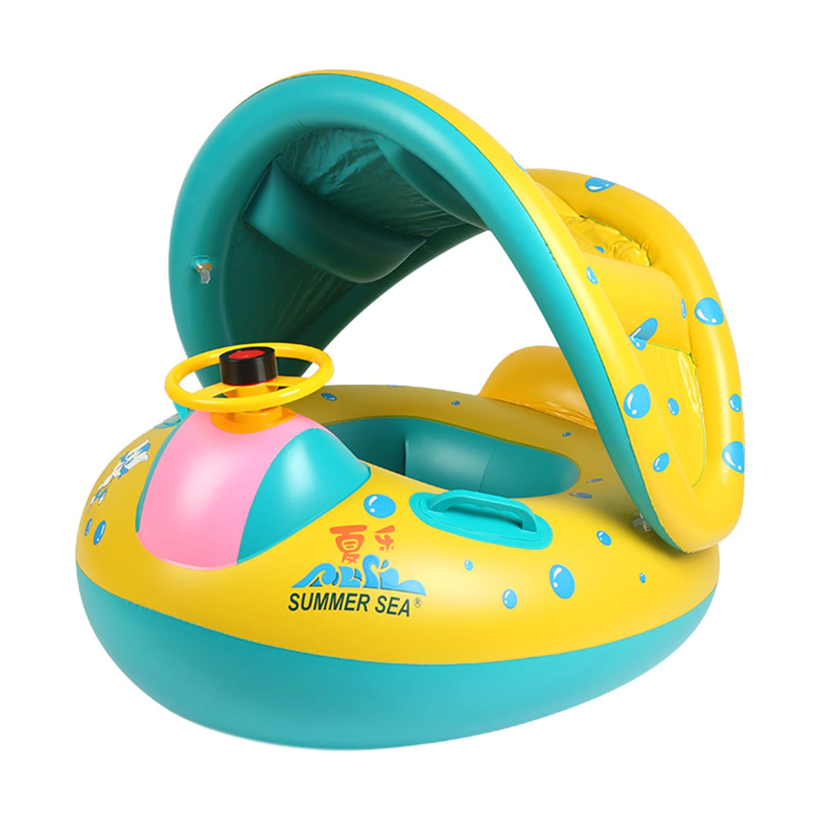 

Детский тент, плавающее кольцо для купания, надувной плавательный круг для младенцев, аксессуары для бассейна, летние пляжные игрушки