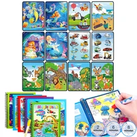new magic water drawing book coloring doodle magic pen drawing toys early education for kids birthday gifts painting toys
