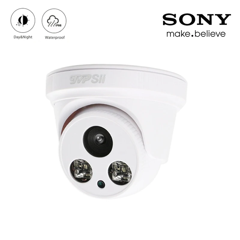 Белый пластик HaiKang два массива светодиодов CMOS 1080 p/4mp/5mp аудио полушар для помещения купольная, аналоговая высокой четткости CCTV камера